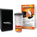 Bird B Gone - Bird-Out Aromatic Bird Repellent Kit - Dispenser & Cartridge - Humane Bird Deterrent Covers 8,000 cu ft (20'x20'x20') - for Patios, Decks, Yards - Easy, Scalable, & Discreet Solution