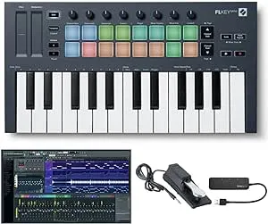 Novation FLkey Mini 25 Key MIDI Keyboard Controller for FL Studio