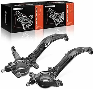 A-Premium Front Suspension Steering Knuckle Compatible with Acura TSX Honda Accord 2003-2008 Left and Right 2-PC