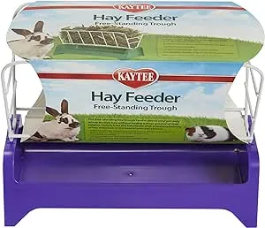 Kaytee Free Standing Trough Hay Feeder Assorted 7 inches