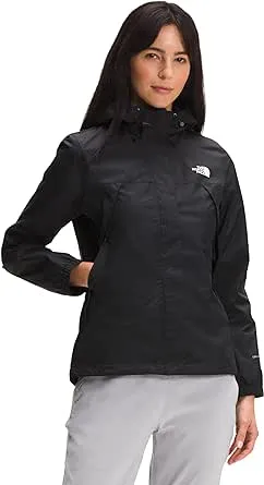 The North Face – Antora DryVent – Wasserdichte Regenjacke in Flieder und Schwarz mit Kapuze