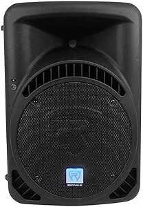 Rockville RPG12BT V2 12" Powered 800W DJ PA Speaker with Bluetooth, Remote, EQ, 2 Inputs, Deep Bass, Black - Perfect for Events, Live Music, and Parties