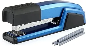 Bostitch Epic Antimicrobial Office Stapler - 25 Sheets Capacity - 210 Staple Capacity - Full Strip - 1 Each - Blue