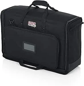 Gator Padded Nylon Dual Carry Tote Bag for Transporting (2) LCD Screens, Monitors and TVs Between 19" - 24" Stage and Studio Equipment Case (G SMX2)