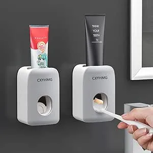 Automatic Toothpaste Squeezer Dispenser for Kids &amp; Family Shower