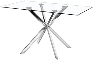 Uptown Club Glass Dining Table