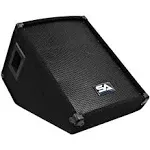 Seismic Audio Speakers Single Wedge Style Floor Monitor, Stage Monitor Speaker, PA/DJ