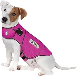 Thundershirt Dogs Clothing Thundershirt Dog Anxiety Jacket, Fuchsia, Small US