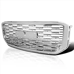 Denali Style Mesh Upper Replacement Grille; Chrome (15-20 Yukon)