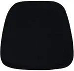 Flash Furniture 20 Pack Soft Black Fabric Chiavari Chair Cushion