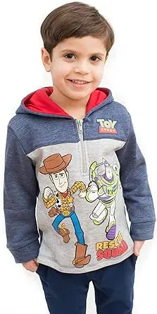 Disney Fleece Half Zip Hoodie Infant to Big Kid Sizes (12 Months - 18-20)