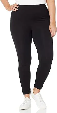 Avenue Women's Plus Size Pant Pl Ponte Pet