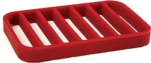 Norpro, Red Rectangle Silicone Roasting Rack, 1 EA