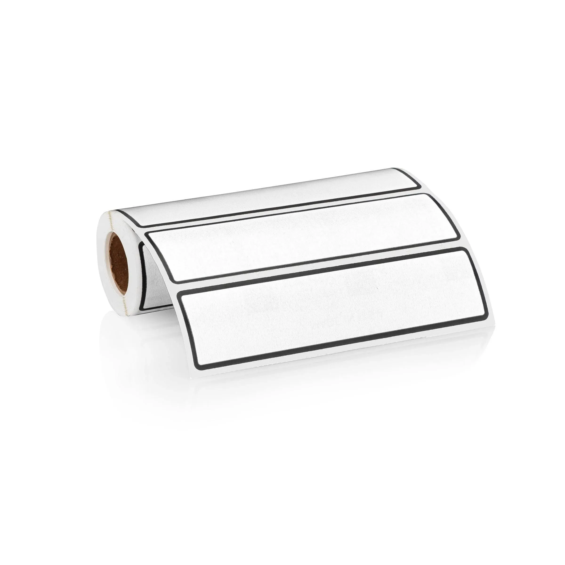 Carstens 1645 Blank ID Labels for 1.5-4" Ring Binder Spines – Roll of 200, White / Individual