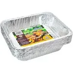 EHOMEA2Z Aluminum Pans Disposable Half Size (10 Pack) 9x13 ,Prepping, Roasting,