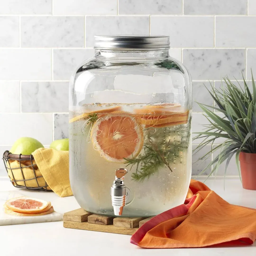 Mason Craft & More 3-Gallon Glass Mason Jar Drink Dispenser