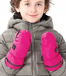 Aroma Season Electric Heated Winter Gloves for Kids and Baby Mittens, Toddler ...