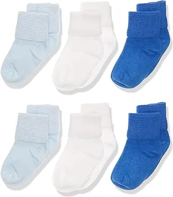 Jefferies Socks Classic Baby Socks 6-Pack - Blue