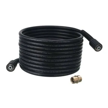 Tool Daily High Pressure Washer Hose, 25 FT X 1/4 Inch, 3600 PSI, M22 14mm, Replacement Power Washer Hose for Most Brands