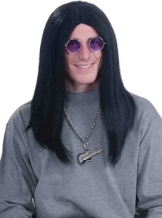 Prince Of Darkness Ozzy Adult Male Costume Wig