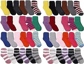 Yacht &amp; Smith Womens Wholesale Bulk Warm And Cozy Fuzzy Socks, Winter Sock