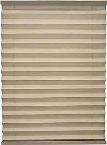 RecPro RV Blinds Pleated Shades | Cappuccino | RV Window Shades | Camper | Trailer (26" W x 38" L)