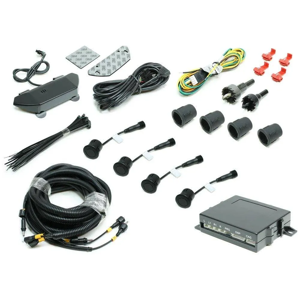 Rostra 250-1920-FZ Ulltrasonic Front-Mount Parking Assist System BLACK free Ship