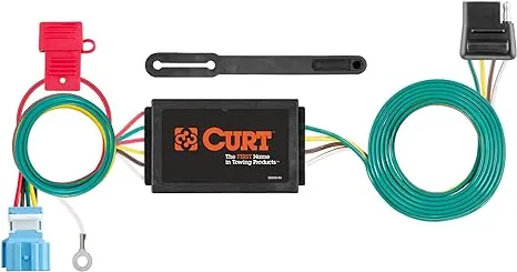 CURT 56382 Vehicle-Side Custom 4-Pin Trailer Wiring Harness, Select Honda Odyssey , Black