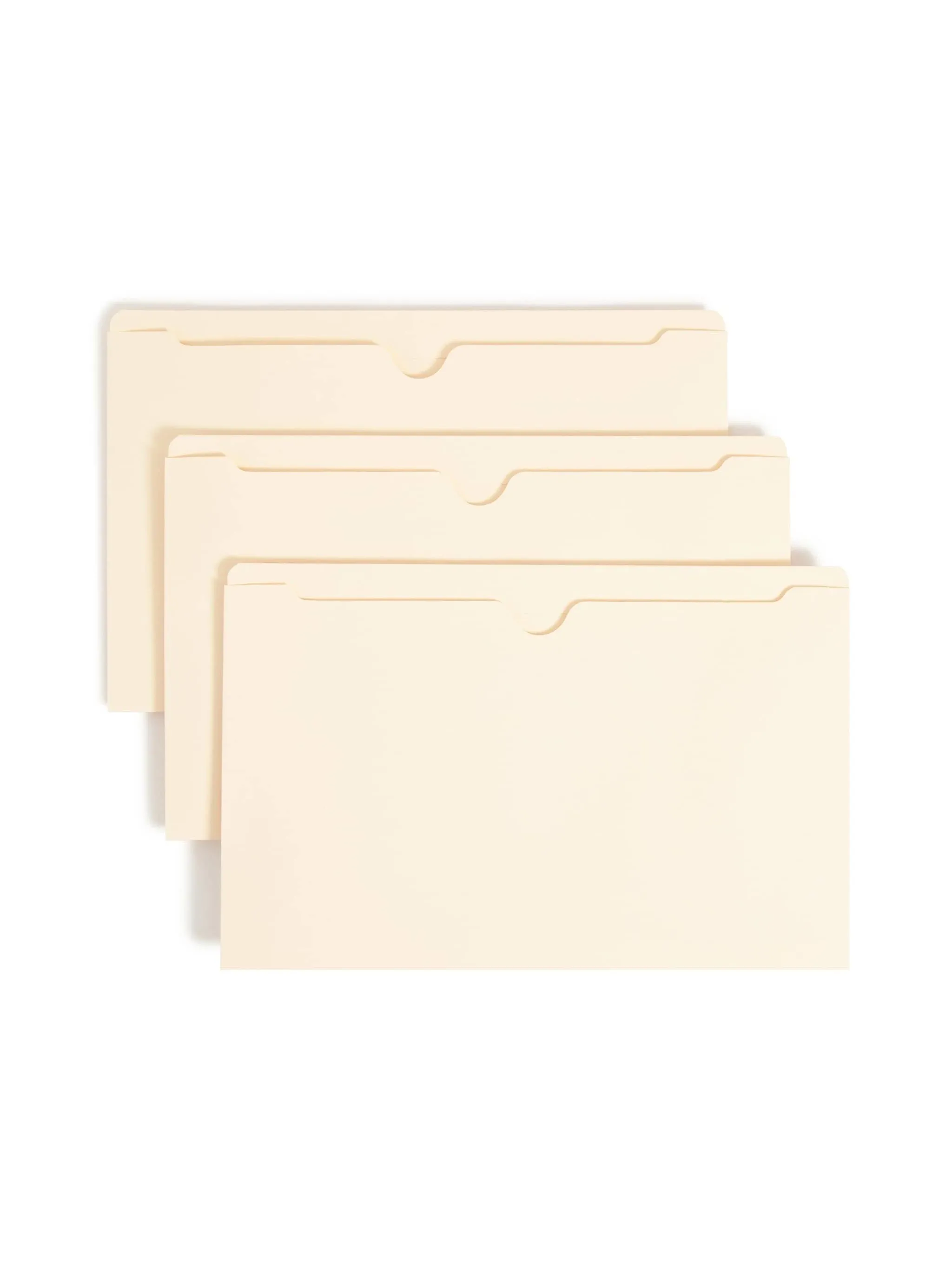 Smead 75540, Manila File Jackets, 2-Ply Straight Tab, Letter size, Manila, 50/Box