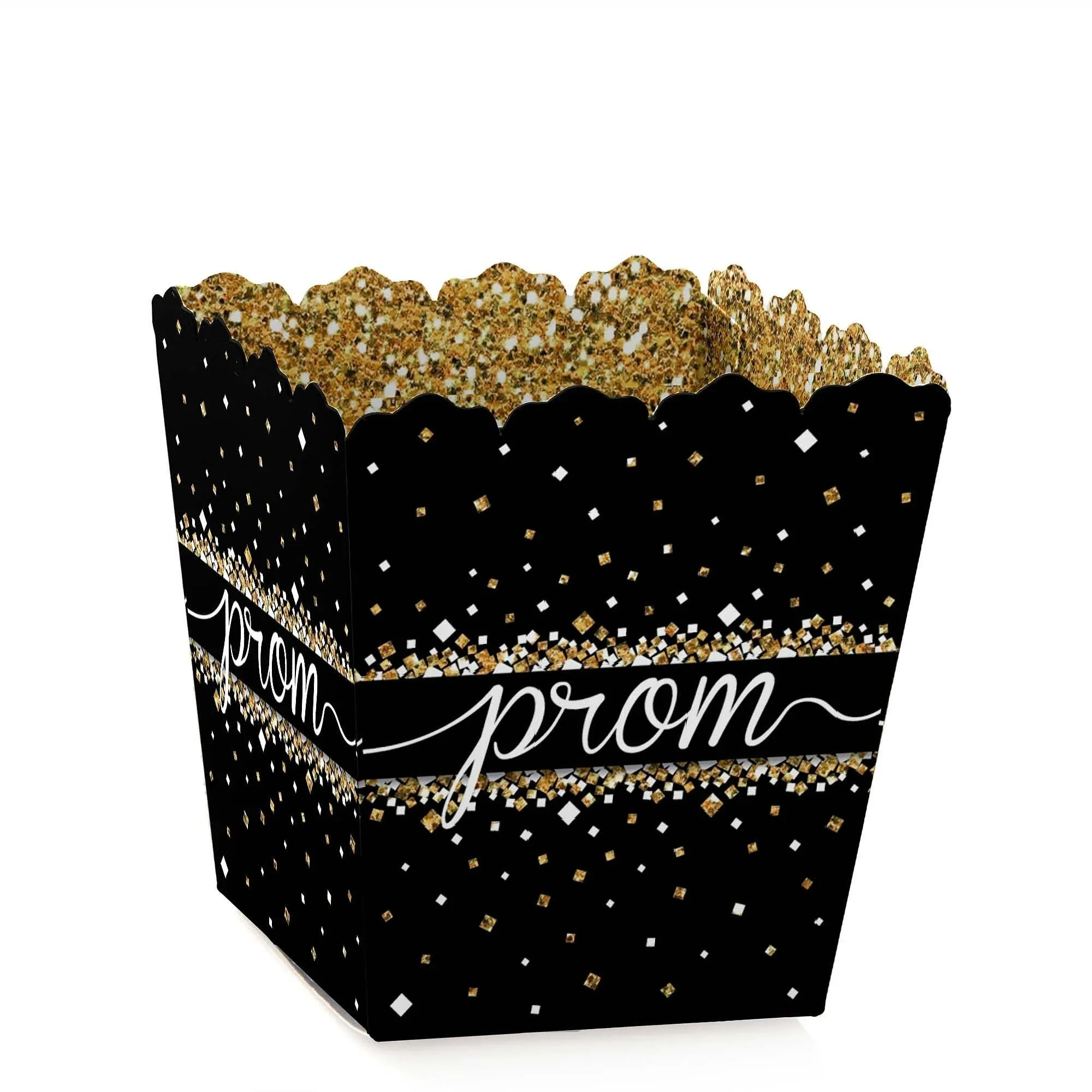 Big Dot of Happiness - Prom - Party Mini Favor Boxes - Prom Night Treat Candy Boxes - Set of 12