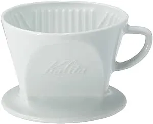 Kalita Pottery Coffee Dripper (2-4 cups) Paperless Filter Japan Hasami Yaki 