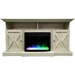 Cambridge 62-in. Summit Farmhouse Style Electric Fireplace Mantel with