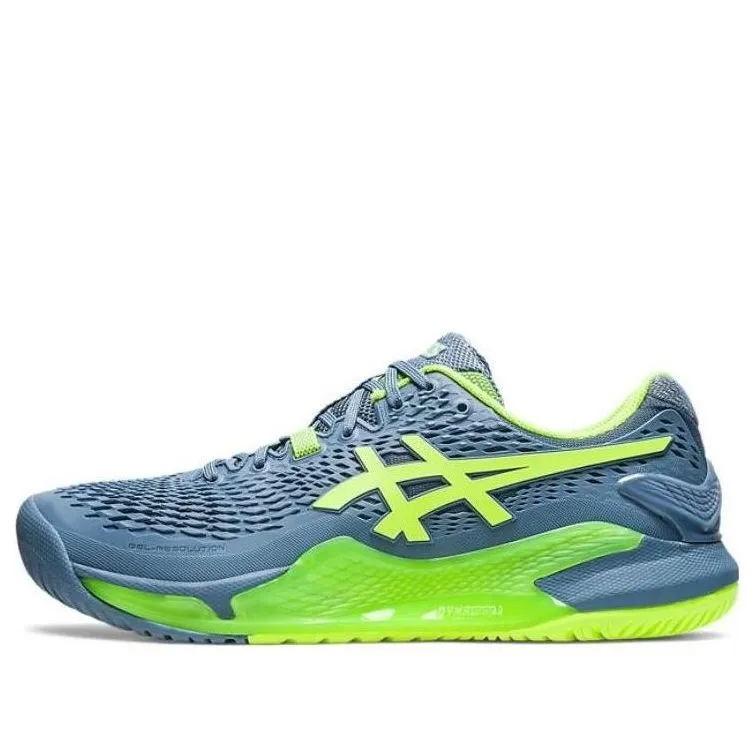 ASICS Gel Resolution 9 'Steel Blue Hazard Green' 1041A330-400