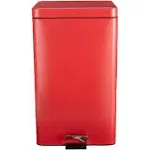 McKesson Steel Trash Can Red 32 Quart / 8 gal.