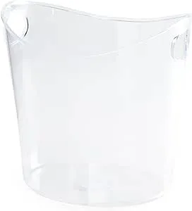 Amscan Plastic Ice Bucket, Clear