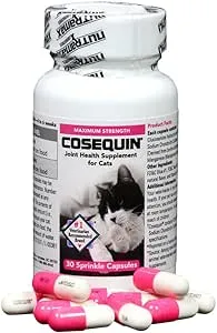 Nutramax Cosequin Joint Health Supplement for Cats - With Glucosamine and Chondroitin, 30 Capsules