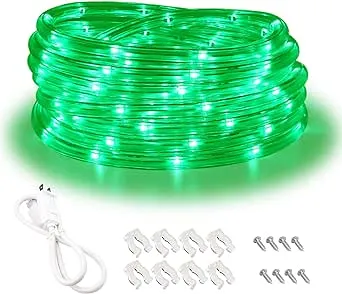 Green Rope Lights16ft Waterproof Connectable And Flexible Led Strip Lights With 