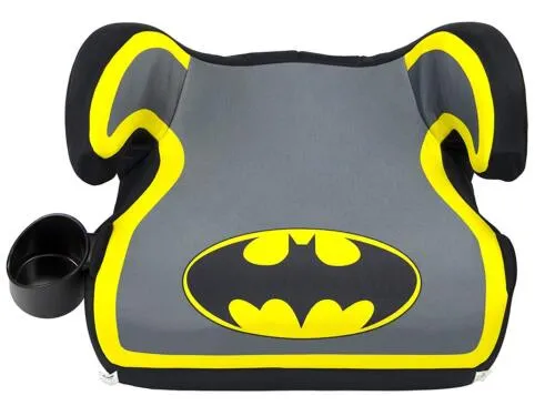 KidsEmbrace High Back Booster Car Seat, DC Comics Batman Black, Grey, Yellow