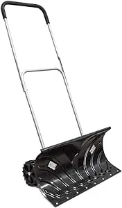 EPR Rolling 26'' Reversible Blade with Two 6'' Wheels Snow Pusher Shovel