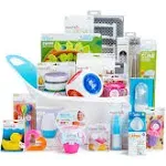 Munchkin VIP Baby Gift Basket, Includes 20 Baby Products, Pink