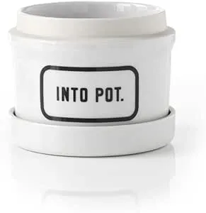 Into Pot Planter w/ Drip Tray