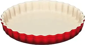 Le Creuset Stoneware Tart Dish - White