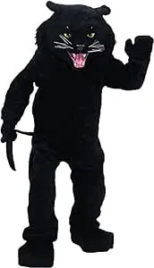 College Black Panther Mascot Costume