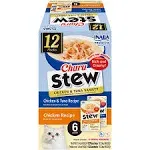 INABA Churu Stew for Cats, Broth Gelée with Shredded 1 Count (Pack of 12) 