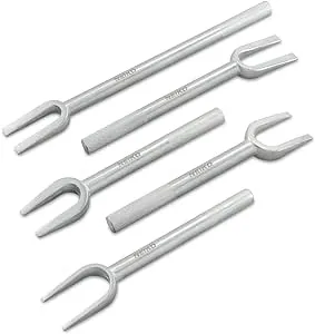 Neiko 20687A Ball Joint Separator Tie Rod End Remover Pickle Fork Set | 5 Piece | Automotive Specialty ToolNeiko 20687A Ball Joint Separator Tie Rod End Remo…