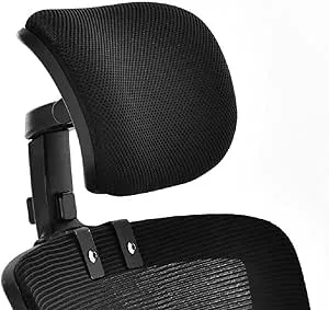 Chair Head-Rest Attachment,Black Mesh & Elastic Sponge & Nylon Frame | ONLY - Chair Not Included