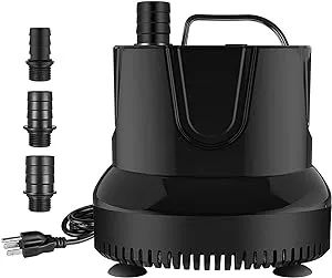 1056GPH Submersible Water Pump 4000L/H 85W with Bottom Suction 13ft High Lift...