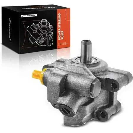 A-Premium Power Steering Pump, with Pulley & Reservoir, Compatible with Ford Focus 2006-2011, Transit Connect 2010-2011, 2.0L 2.3L 2.5L Gas, Replace # N7120153, 6S4Z3A674A