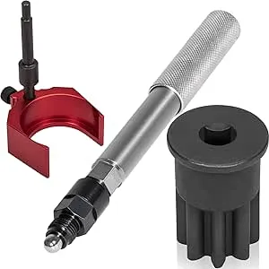 For Caterpillar J-42083 Automatic Timing Pin, 9U-7227 Injector Height Adjustment Gauge Tool & Engine Barring Socket Fits CAT 3406E, C-15 and C-16(Set of 3)