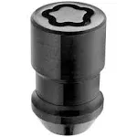 McGard 24548 Black Cone Seat Wheel Locks(1/2"-20 Thread Size) - Set of 5